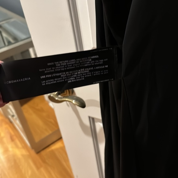 BCBGMAXAZRIA FIONA Gown silky georgette embellished SZ 6 NWT - Picture 16 of 16